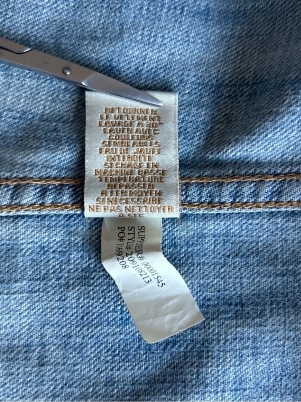 Ralph Lauren Blue Denim Cotton Classic Jacket size S - Picture 13 of 13